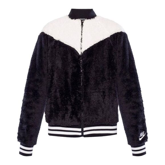 Nike Women's Sportswear Wolf Sherpa Bomber Jacket